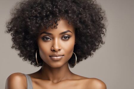 Coupe courte cheveux afro
