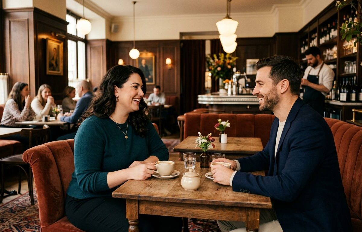 Premier rendez-vous au café : où s'installer pour vraiment discuter ?
